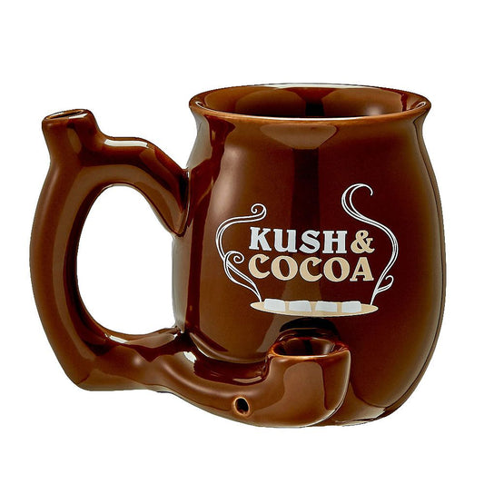Roast & Toast Ceramic Coffee Mug & Pipe w/ Gift Box - Kush & Cocoa [CM-C-FC-22]