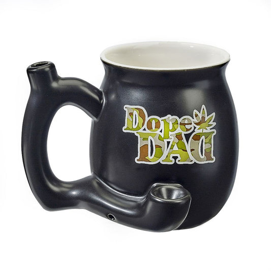 Roast & Toast Ceramic Coffee Mug & Pipe w/ Gift Box - Camo Dope Dad! [CM-C-FC-38]
