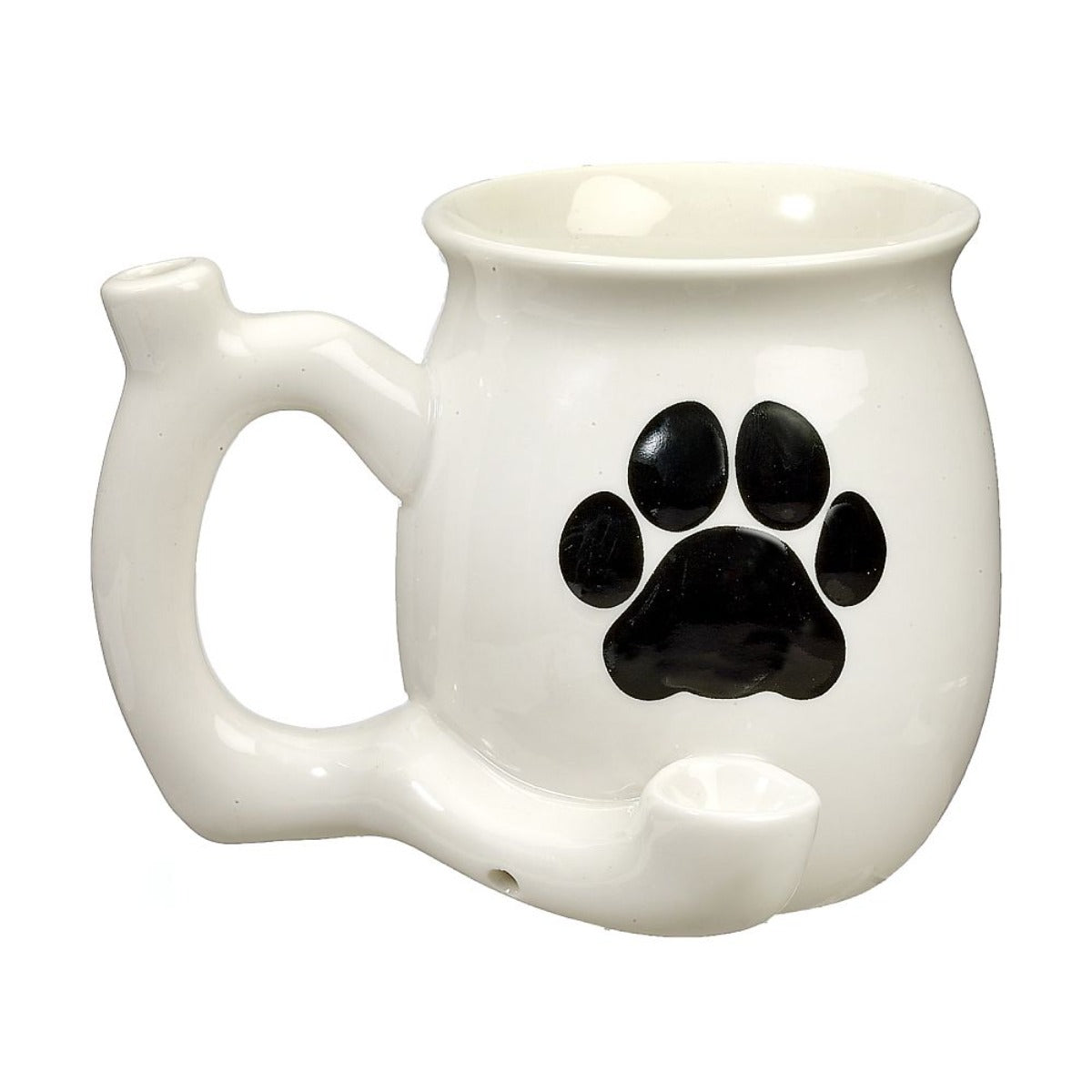 Roast & Toast Ceramic Coffee Mug & Pipe w/ Gift Box - Dog Paw [CM-C-FC-40]