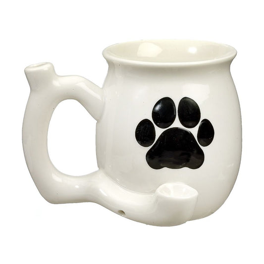 Roast & Toast Ceramic Coffee Mug & Pipe w/ Gift Box - Dog Paw [CM-C-FC-40]