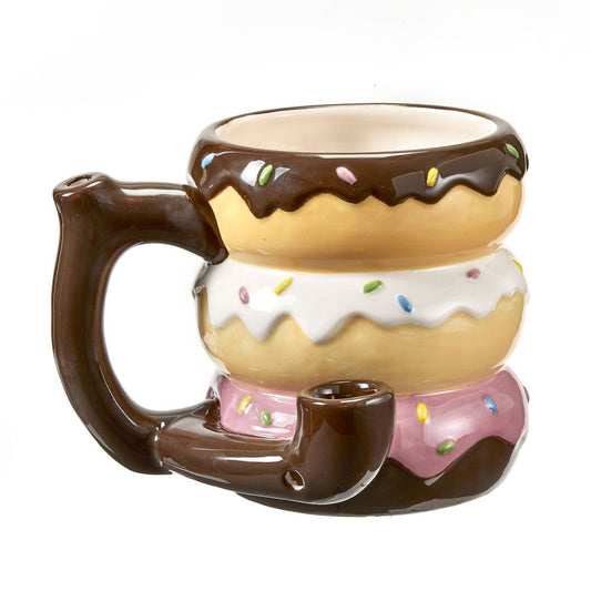 Roast & Toast Ceramic Coffee Mug & Pipe w/ Gift Box - Donut [CM-C-FC-47]