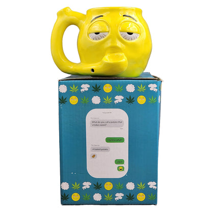 Roast & Toast Ceramic Coffee Mug & Pipe w/ Gift Box - Emoji [CM-C-FC-56]