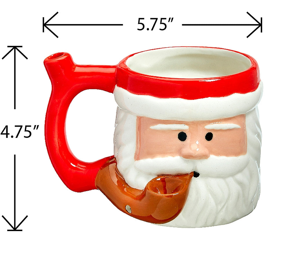 Roast & Toast Ceramic Coffee Mug & Pipe w/ Gift Box - Santa [CM-C-FC-60]