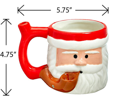 Roast & Toast Ceramic Coffee Mug & Pipe w/ Gift Box - Santa [CM-C-FC-60]