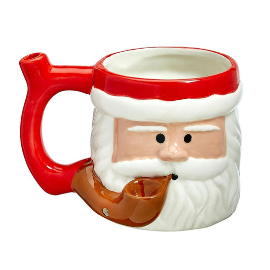 Roast & Toast Ceramic Coffee Mug & Pipe w/ Gift Box - Santa [CM-C-FC-60]