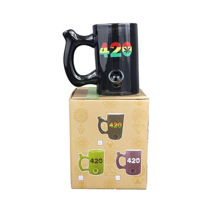 Roast & Toast Ceramic Coffee Mug & Pipe w/ Gift Box - Large 420 [CM-C-FC-9]