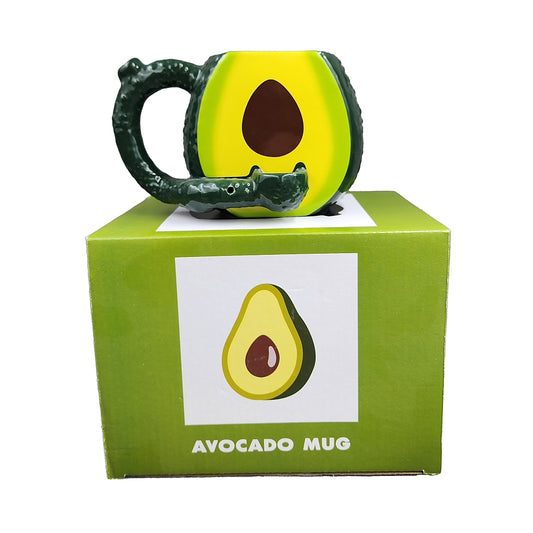 Roast & Toast Ceramic Coffee Mug & Pipe w/ Gift Box - Avocado [CM-C-FC-52]