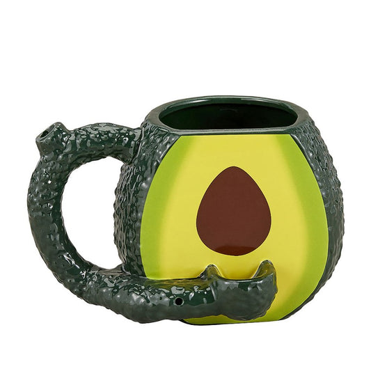Roast & Toast Ceramic Coffee Mug & Pipe w/ Gift Box - Avocado [CM-C-FC-52]