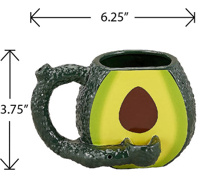 Roast & Toast Ceramic Coffee Mug & Pipe w/ Gift Box - Avocado [CM-C-FC-52]