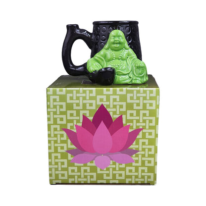 Roast & Toast Ceramic Coffee Mug & Pipe w/ Gift Box - Buddha [CM-C-FC-54]