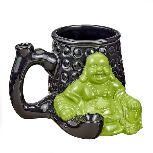 Roast & Toast Ceramic Coffee Mug & Pipe w/ Gift Box - Buddha [CM-C-FC-54]
