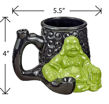 Roast & Toast Ceramic Coffee Mug & Pipe w/ Gift Box - Buddha [CM-C-FC-54]