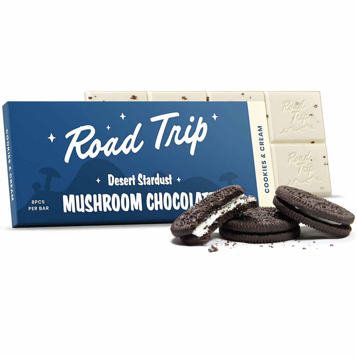 Road Trip Extra Strength Magic Mushroom Chocolates - THC Free - Now 4 Flavors! [C-RT-C]
