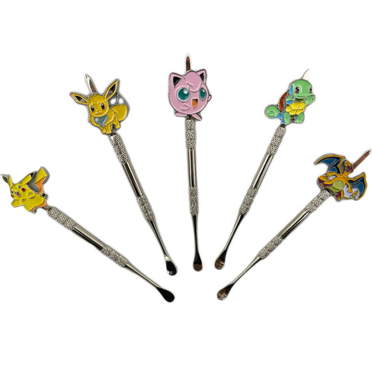 5" Metal Dab Tool w/ Cartoons - Assorted Characters [DAB-M-22]