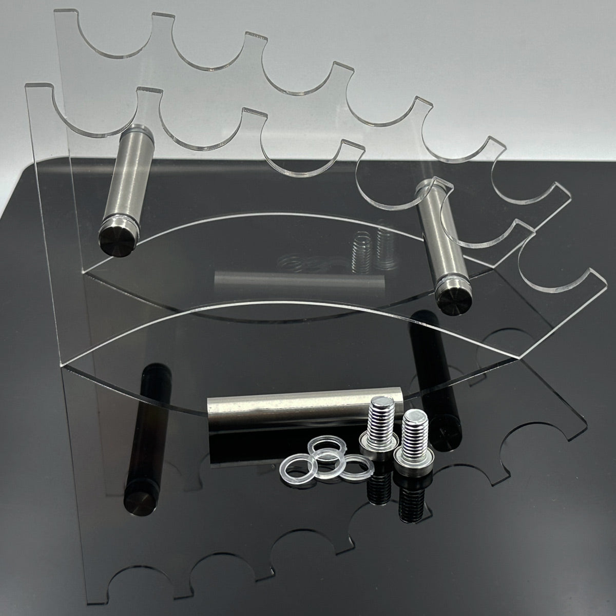 Acrylic & Steel Nectar Collector & Dab Tool Display Stand [DISPLAY-1]