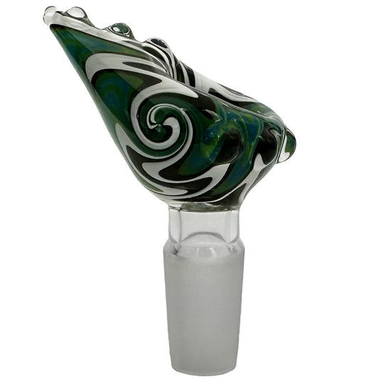 14mm Glass Bowl w/ Swirl Patterns - New Styles! [GB-13]