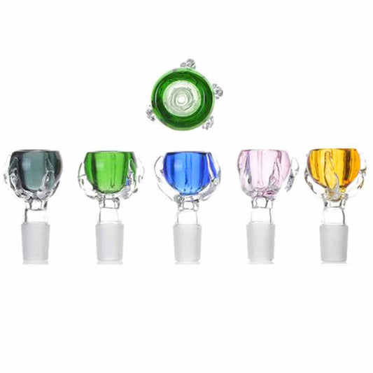 14mm & 18mm Glass Claw Bowl w/ in - Assorted Colors [GB-14]