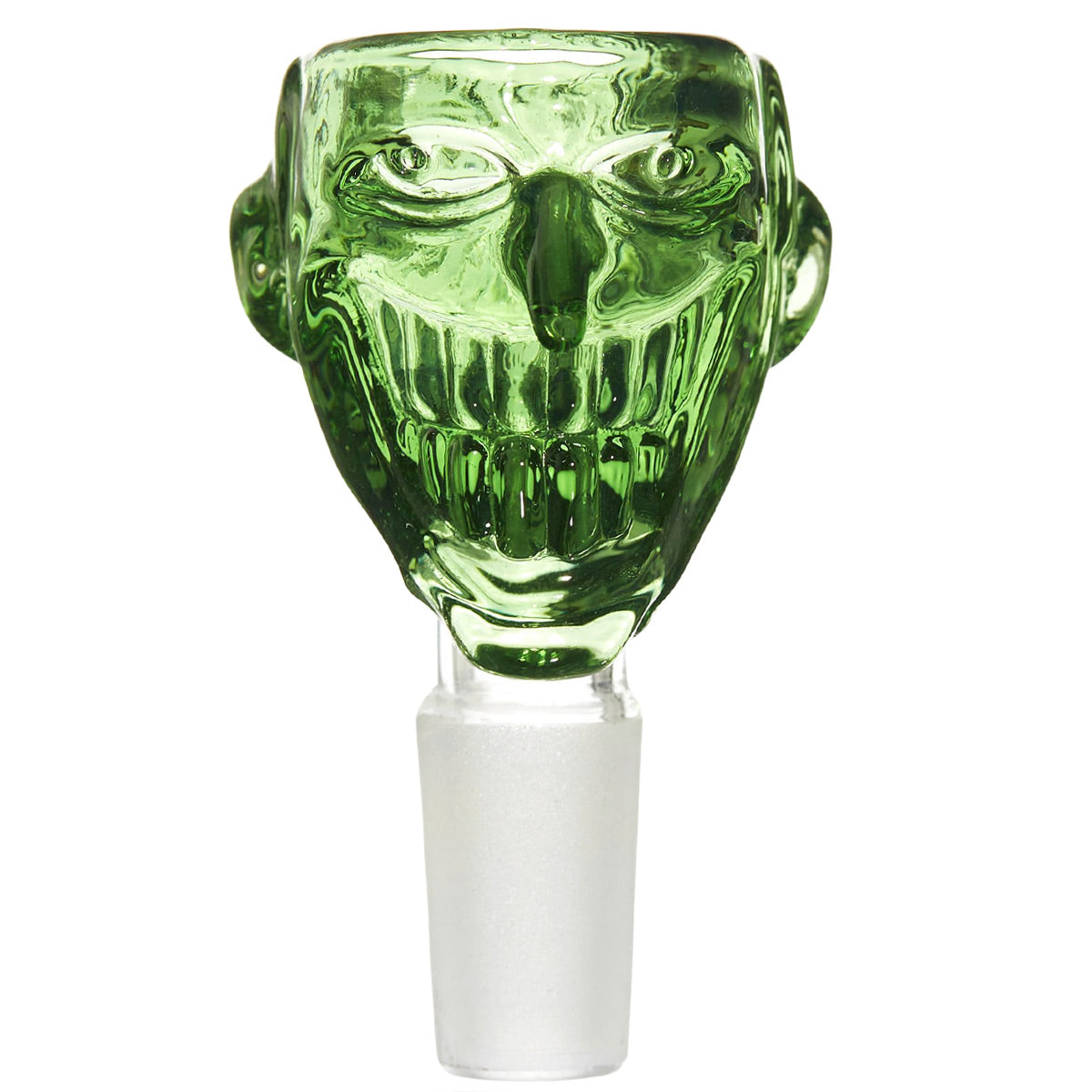 14mm Glass Grinning Villain Bowl - Assorted Colors [GB-19]