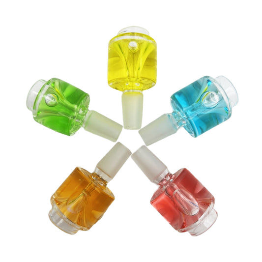 14mm Glass Freezable Glycerin Bowls - Assorted Styles & Colors [GB-33]