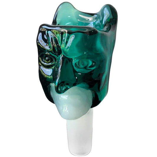 14mm Glass Bat Dude Bowl - Assorted Colors [GB-42]