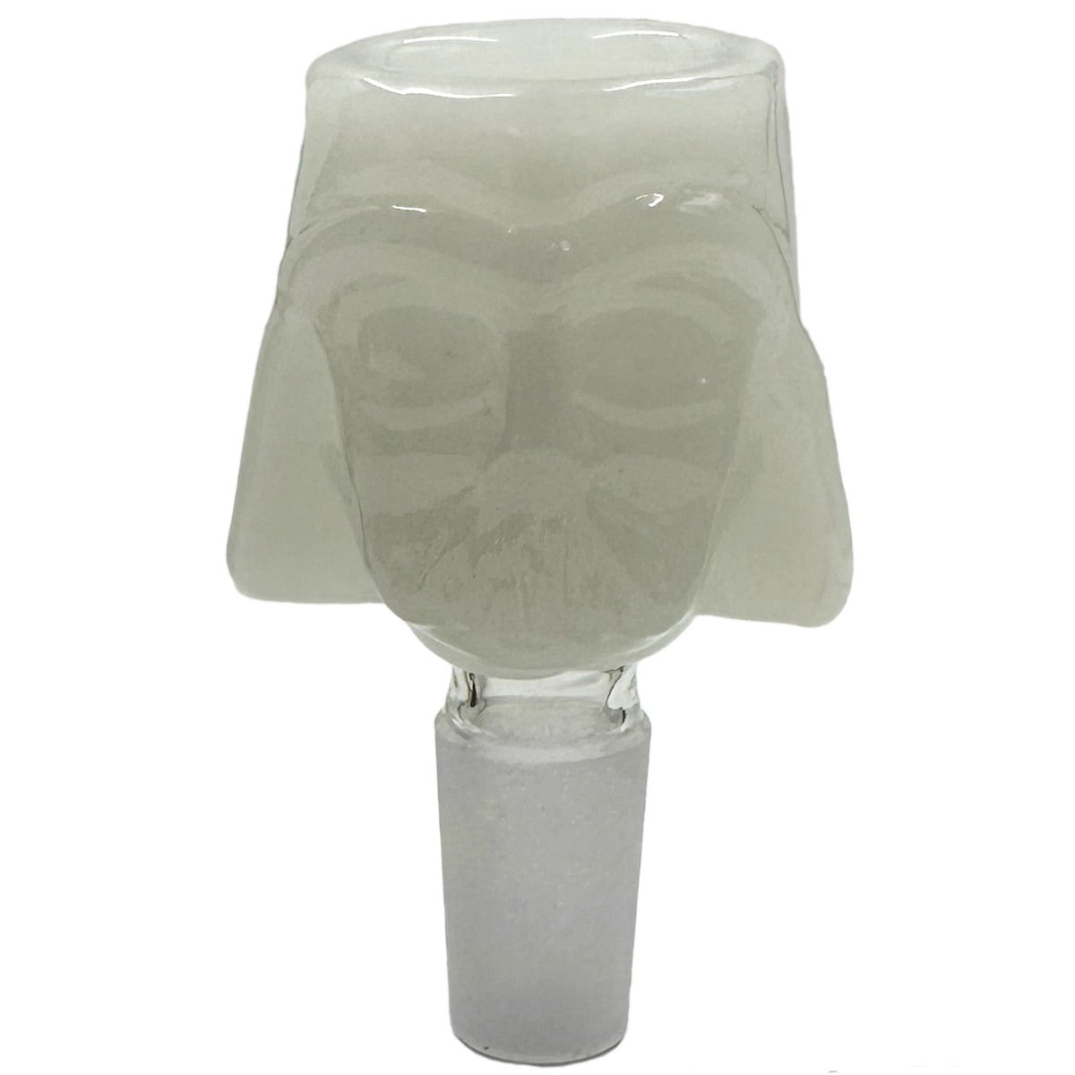 14mm Glass Evil Masked Space Character Bowl - Black & White [GB-44]