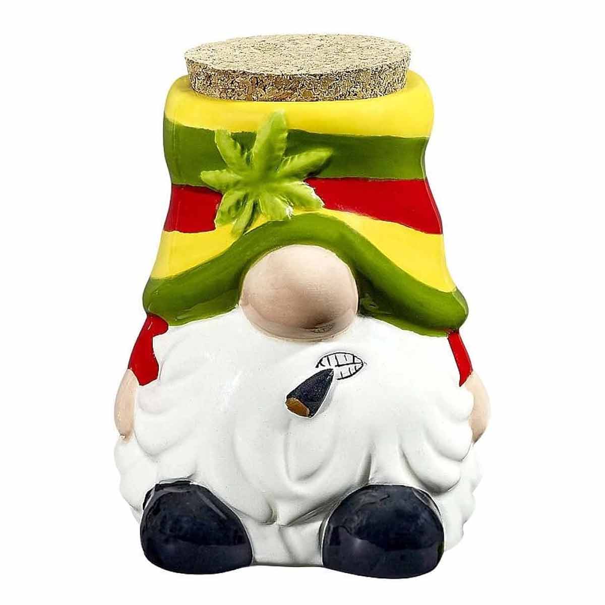 Roast & Toast Ceramic Stash Jar w/ Gift Box - Gnome Stash [SJ-C-FC-6]