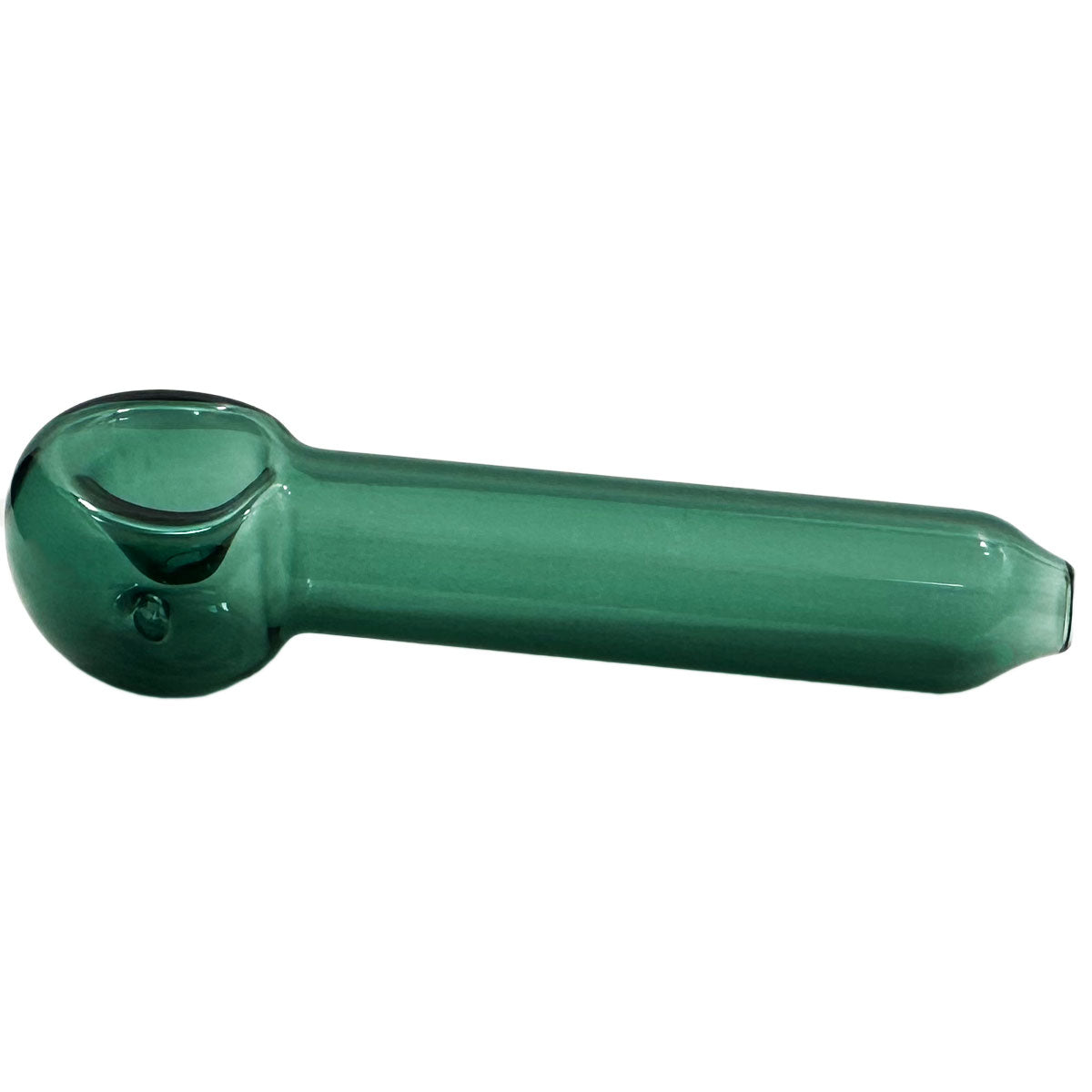 4.25" Classic Glass Spoon Hand Pipe - Assorted Colors [HP-G-143B]