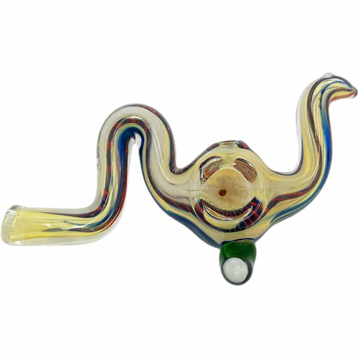 4.75" Glass Serpent Hand Pipe [HP-G-101B]