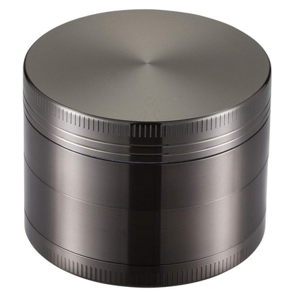 4-Piece Zinc Alloy Grinders - 40mm, 55mm & 63mm - Assorted Colors (Sm GR-12, Med GR-13 & Lg GR-14)