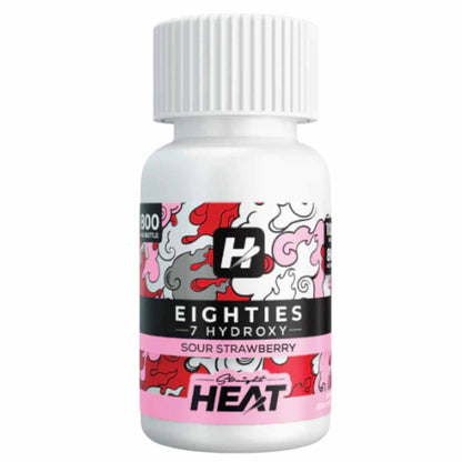 Straight HEAT EIGHTIES 7-OH - 80mg Tabs - 3 Ct & 10 Ct - 3 NEW Flavors! [K-H8-3C]
