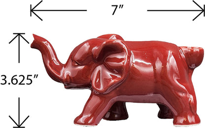 Roast & Toast Ceramic Pipe w/ Gift Box - Red Elephant [HP-C-FC-10]