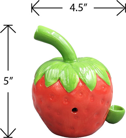 Roast & Toast Ceramic Pipe w/ Gift Box - Strawberry [HP-C-FC-5]