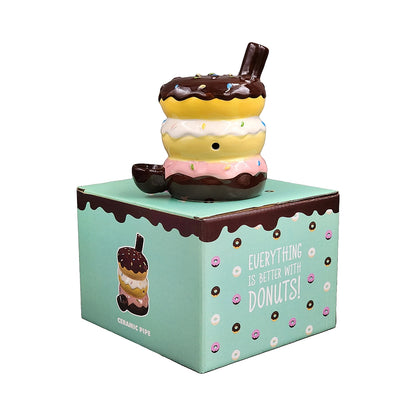 Roast & Toast Ceramic Pipe w/ Gift Box - Donut [HP-C-FC-7]