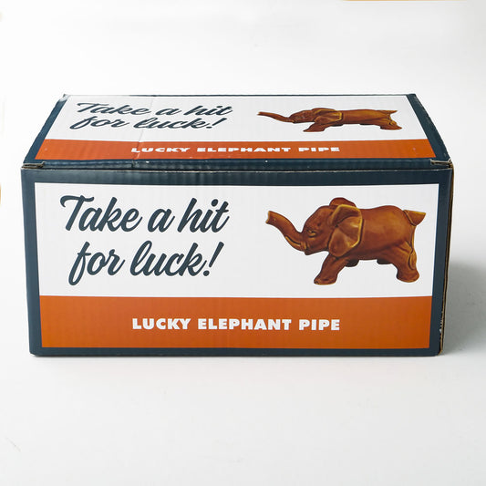 Roast & Toast Ceramic Pipe w/ Gift Box - Sienna Elephant [HP-C-FC-8]