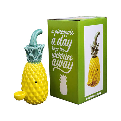 Roast & Toast Ceramic Pipe w/ Gift Box - Pineapple [HP-C-FC-9]