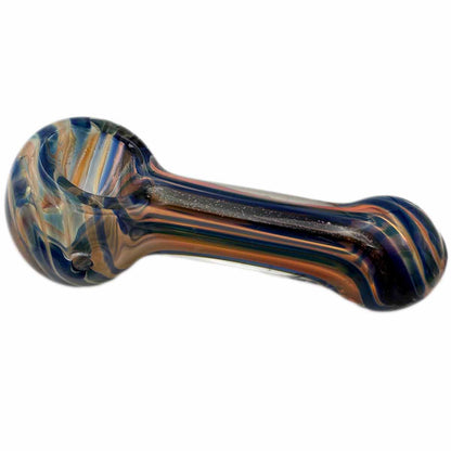 4.25” - 4.5" Fumed Dichro Glass Hand Pipe -Assorted Colors [HP-G-243]