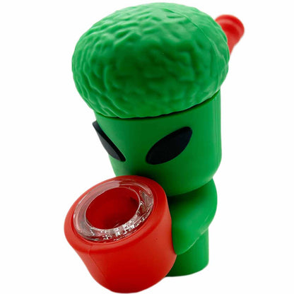 4" Silicone Characters Hand Pipe w/ Gift Box [HP-S-181]