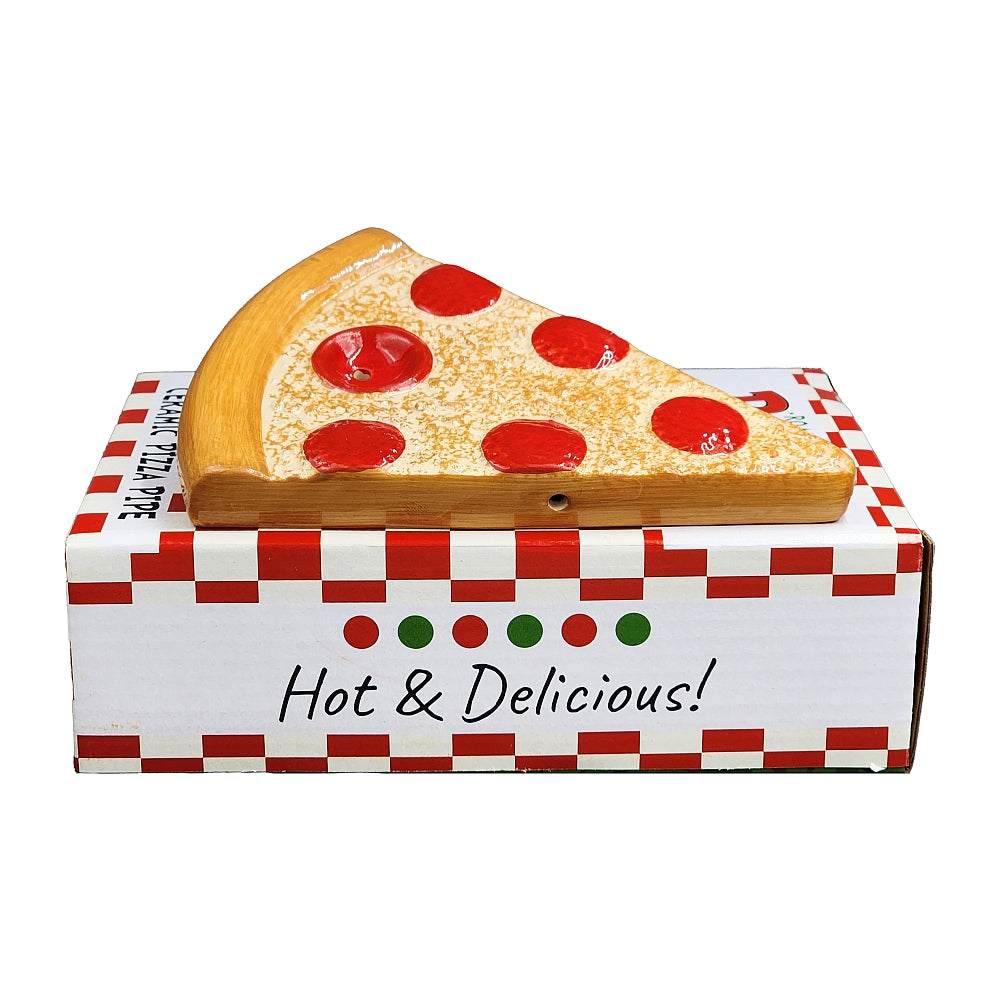 Roast & Toast Ceramic Pipe w/ Gift Box - Pizza [HP-C-FC-16]