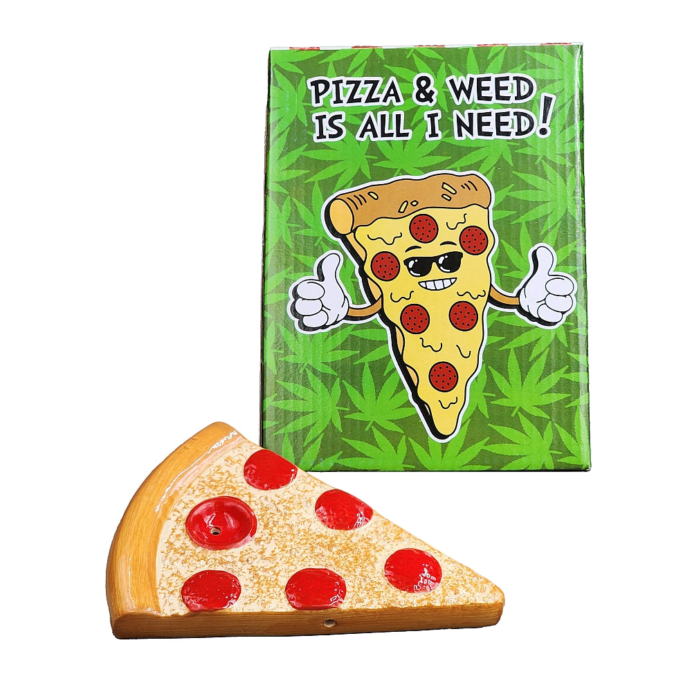 Roast & Toast Ceramic Pipe w/ Gift Box - Pizza [HP-C-FC-16]