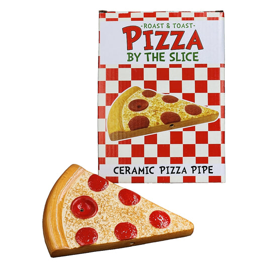 Roast & Toast Ceramic Pipe w/ Gift Box - Pizza [HP-C-FC-16]