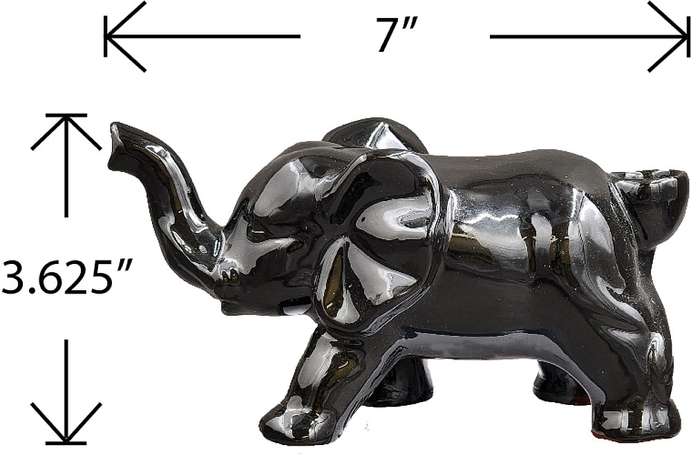 Roast & Toast Ceramic Pipe w/ Gift Box - Black Elephant [HP-C-FC-11]