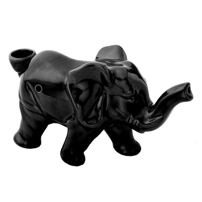 Roast & Toast Ceramic Pipe w/ Gift Box - Black Elephant [HP-C-FC-11]