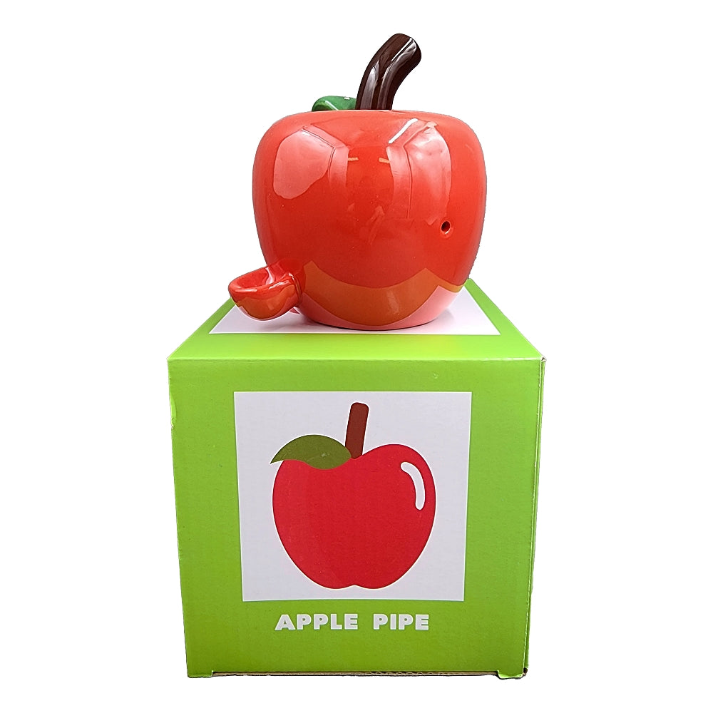 Roast & Toast Ceramic Pipe w/ Gift Box - Apple [HP-C-FC-12]