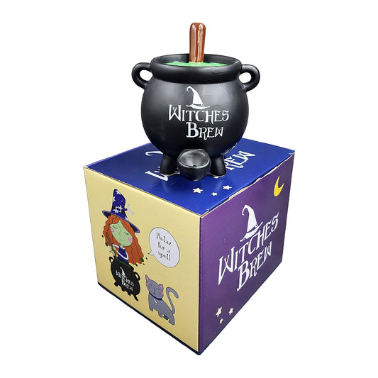Roast & Toast Ceramic Pipe w/ Gift Box - Witches Brew Cauldron [HP-C-FC-13]