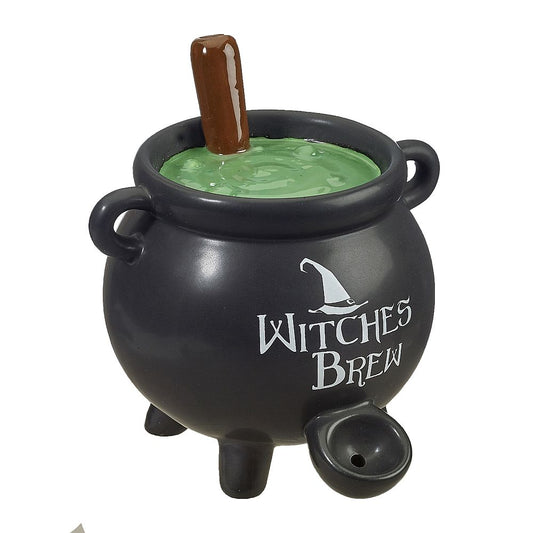 Roast & Toast Ceramic Pipe w/ Gift Box - Witches Brew Cauldron [HP-C-FC-13]