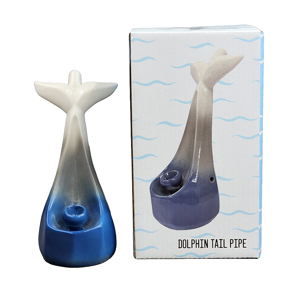 Roast & Toast Ceramic Pipe w/ Gift Box - Dolphin [HP-C-FC-14]