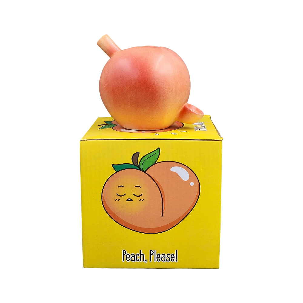 Roast & Toast Ceramic Pipe w/ Gift Box - Peach [HP-C-FC-15]