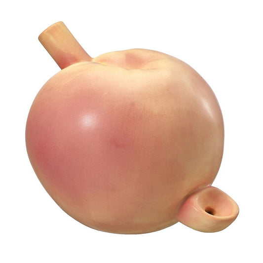 Roast & Toast Ceramic Pipe w/ Gift Box - Peach [HP-C-FC-15]