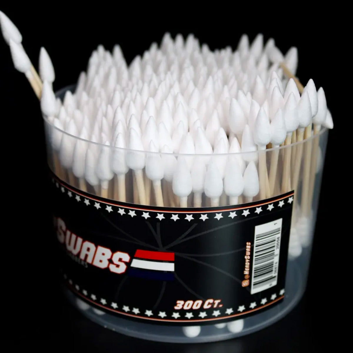 Heady Swabs 3" Dual Tip Tech 300 Count [HS-1B]