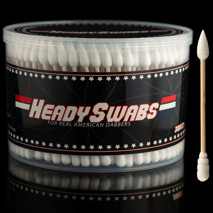 Heady Swabs 3" Dual Tip Tech 300 Count [HS-1B]